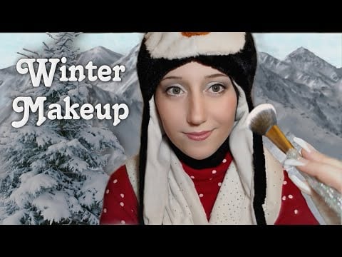 ASMR Doing Winter Makeup On My Sister