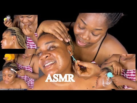 ASMR✨EAR DENTAL FLOSSING DEEP CLEANING AND MASSAGE WASHING FOR GOOD QUALITY SLEEP (compilation)