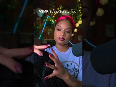 ASMR Scalp Scratching 😳 #asmr #shorts #nails