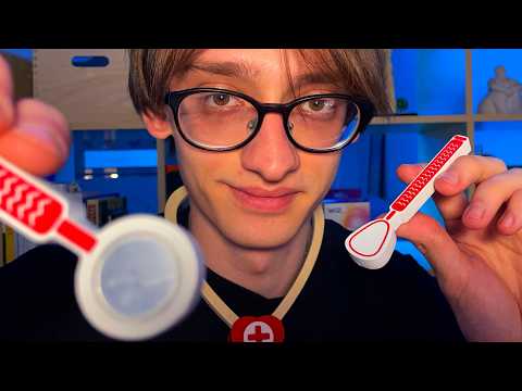 ASMR Complete Medical Check Up (wooden toys, doctor roleplay)
