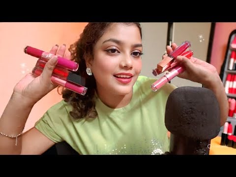 ASMR My Favourite 10 Lipstick shades 💄✨