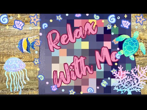 ASMR VISUAL & SOUND TRIGGERS: YOU ARE MERMAZING  STICKER PUZZLE #665