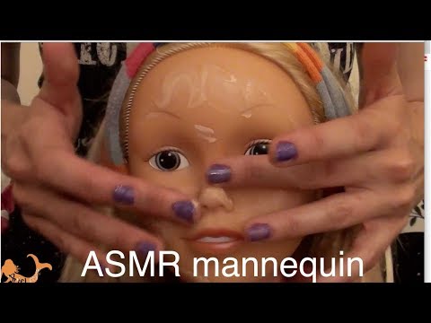 Relaxing mannequin head make=up