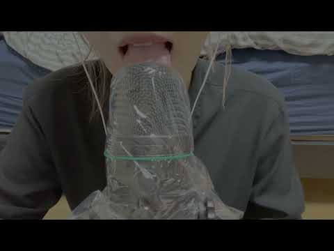 ⚠️音量注意⚠️ラップの上からマイク食べ／licking microphone【asmr】