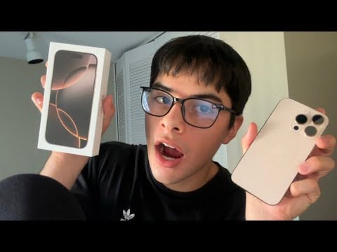 ASMR iPhone 16 Pro Unboxing