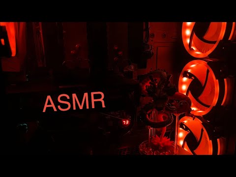 ASMR NO SETUP DO MEU MARIDO ✨💻