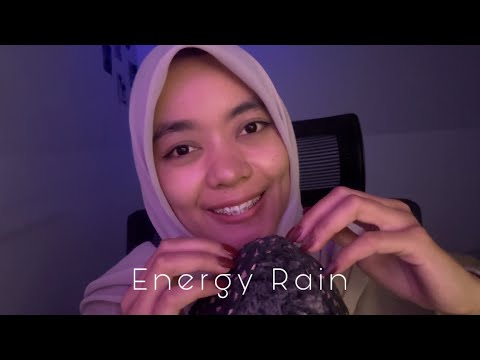 ASMR Energy Rain [Plucking,Tapping,Scratching,Squeeze]