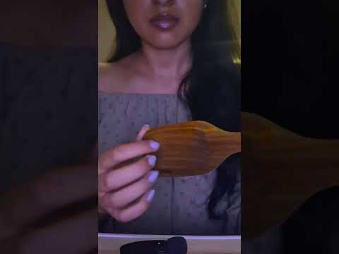 ASMR on wooden items 🪵😴 #asmr #relax #asmrsounds #lofi #wood #shorts #feedshorts #tingles