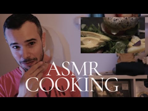 ASMR COOKING l Veggie BURGER à la MOZZA panée & avocat