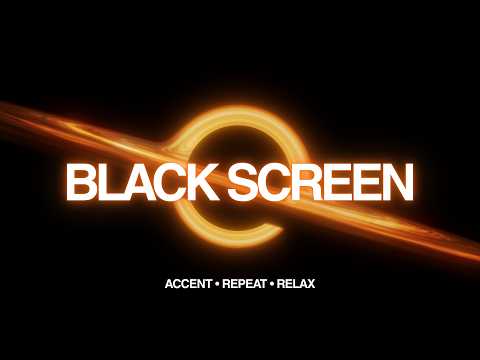 BLACK SCREEN ASMR | Bilingual Meditation (English + Russian) with White Noise