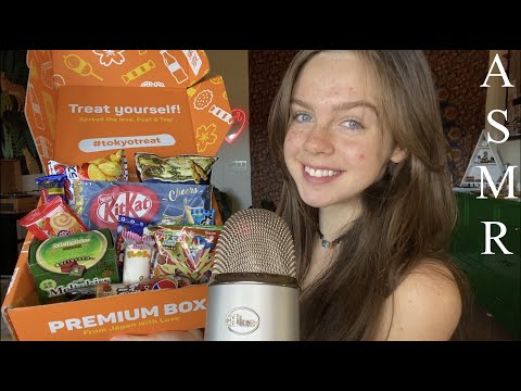 ASMR Unboxing & Eating Japanese Snacks