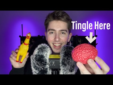 ASMR Brain Melting Ear to Ear Tingles to Sleep