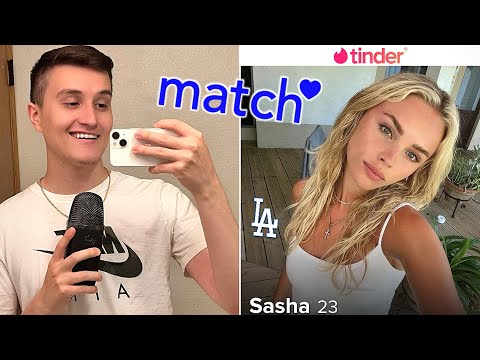 ASMR | Swiping On Tinder 🔥 (Cali Edition 🌴)
