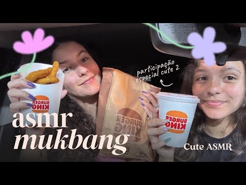 ASMR MUKBANG BURGER KING 🍔🍟