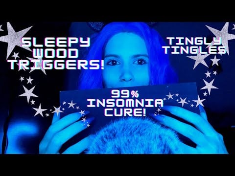 ASMR | Tingly Wood Triggers For Sleep! Tapping & Scratching! (Fast & Slow)