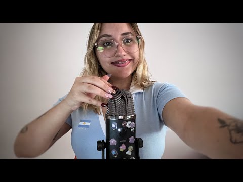ASMR MIC SCRATCHING | MASAJE CRANEAL CON Y SIN ANTIPOP