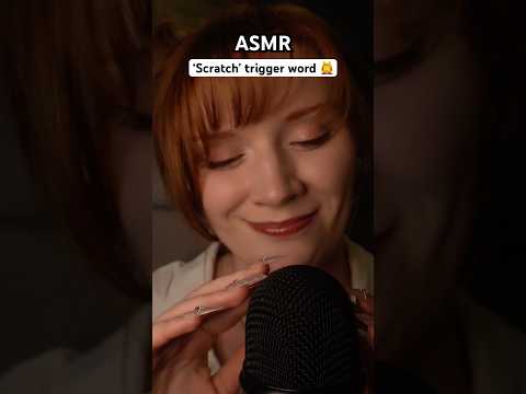 👆🏻full ASMR 💆‍♀️Trigger word Scratch, Mic scratching, face tracing 😴