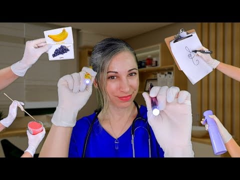 Roleplay Nervios Craneales | Examen Completo y cuidadoso | Clínica Surr ASMR