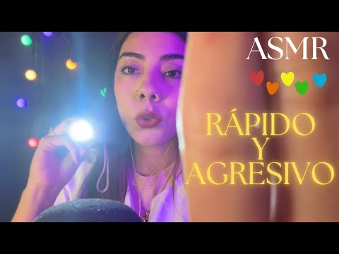 ASMR ☆ RÁPIDO & AGRESSIVO exámen de nervios craneales 🧠💗