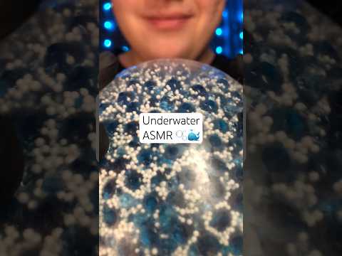Let’s make some Underwater ASMR Sounds! 💙 #asmr #relax #jonathanasmr