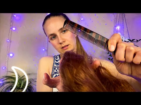 ASMR German Girl with Thick Accent Plays with Your Hair in Class