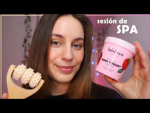 ASMR 40min de SPA RELAJANTE 🦋 (layered sounds, cremitas, atención personal)