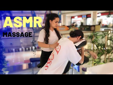 ASMR CHAİR MASSAGE - ASMR MASSAGE ARM ( LADY SEDEF )