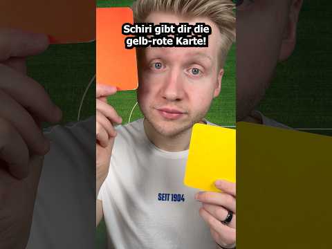 Schiri gibt dir die gelb-rote Karte! #asmr