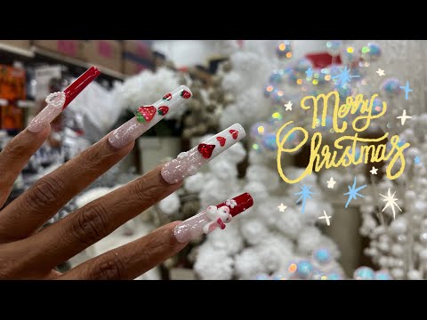 Public ASMR in Michael’s (Christmas Edition) 🎄 | Camera Tapping, Jewelry, Wood Scratching & More