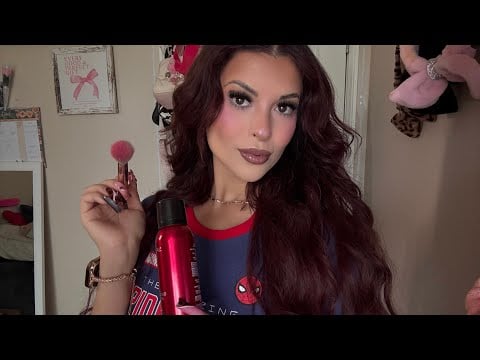 ASMR: Get Ready With Me🪞🩰 Makeup + Hair ✨