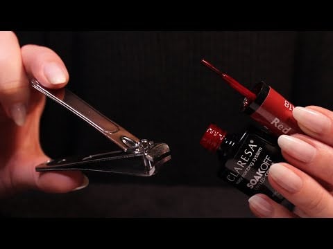 ASMR Doing Your Nails 💅✨ Gentle manicure and nail care (no talking, layered sounds)