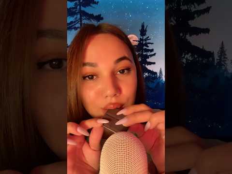 ASMR Fake Chocolate 🍫 #asmr #hsyasmr #asmrvideo #asmrsounds #asmrchocolate