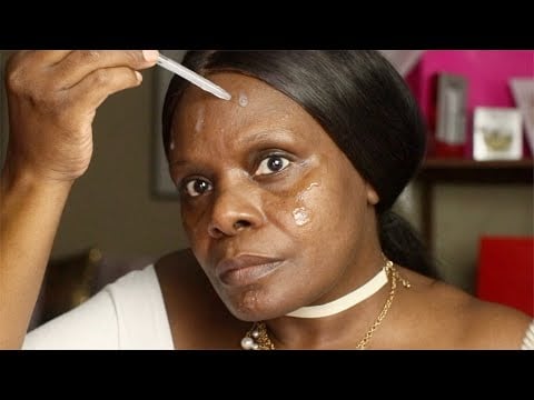 Trying Olay Serums ASMR Self Care (Wrinkle Correction)
