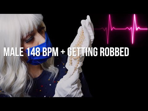 Male Heartbeat At 148 BPM While A Burglar Robs You But Takes Care Of You | Heartbeat ASMR