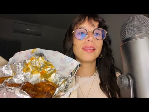 ASMR cenando wings 🪽 
