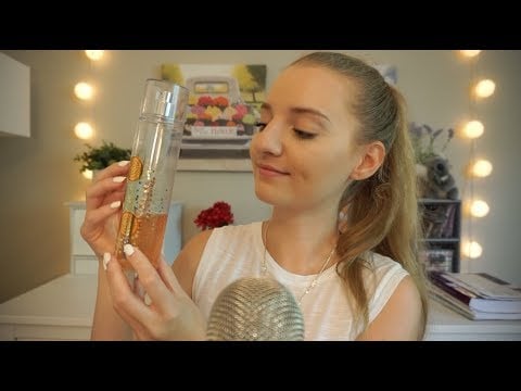 [ASMR] Perfume Liquid Sounds + Fast Tapping + Spraying - Whispered