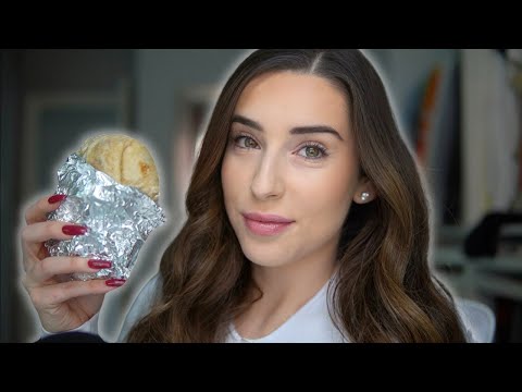 ASMR Chipotle Mukbang & Whispered Ramble 🌯