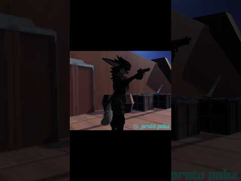 Sword vs gun - Indiana Jones parody #vrchat #furries