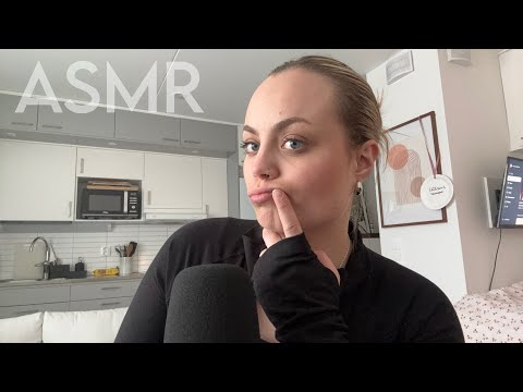 ASMR Mouth sounds and book tapping (minimal talking)