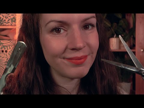 ASMR Beard Combing, Cutting & Shaving