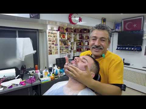 Asmr Relaxing Scalp Massage, Haır and Beard Trimming on the Turkısh Barber Chaır