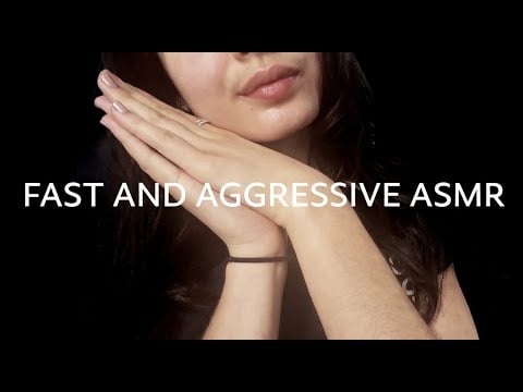 Lofi Fast And Agressive ASMR (Fabric Scratching, Hand Movements,Tapping)