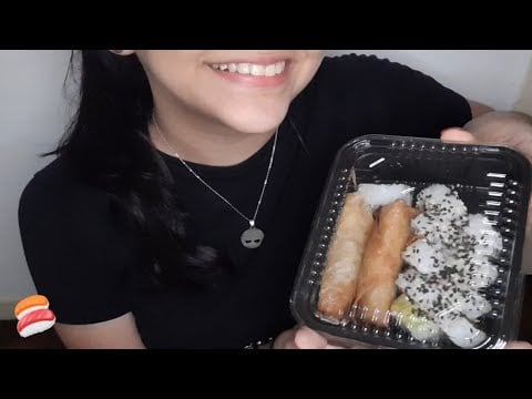 ASMR COMIENDO SUSHI en español 🍣🍱🍤| ASMR MUKBANG | ASMR Eating SUSHI