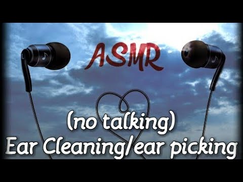 ASMR DEEP EAR CLEANING/EAR PICKING (no talking)