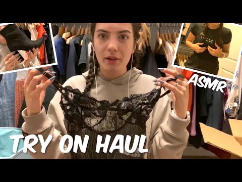 ASMR | shein try-on haul, gentle whispering | ASMRbyJ