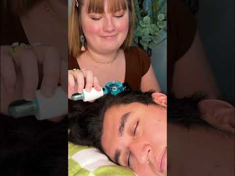 ASMR Scalp Massage Roleplay 🩵 #asmr #asmrsounds #asmrscalp #asmrscalpexam