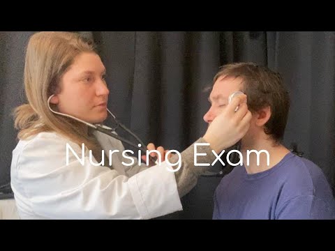 [ASMR] Nursing Assessment & Cranial Nerve Exam