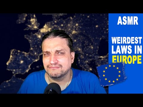 ASMR: The Most Weirdest and Funniest Laws in EUROPE!  [ ASMR soft spoken ]