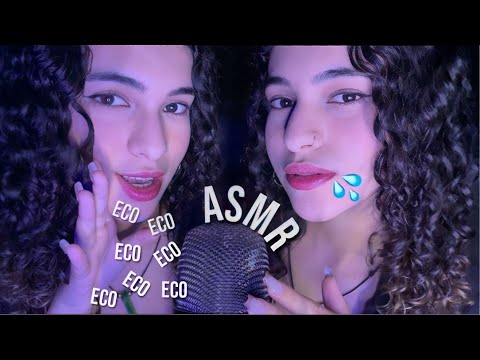 ASMR | SONS DE BOCA COM ECO 🌀 - para sentir MUITOS ARREPIOS