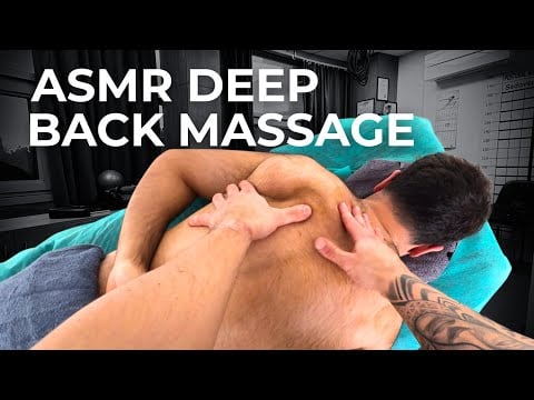 ASMR DEEP BACK Massage | Real Person | MAX ASMR | Sports Massage
